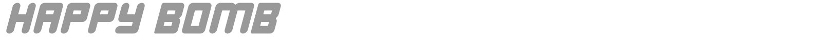 Happy Bomb font preview